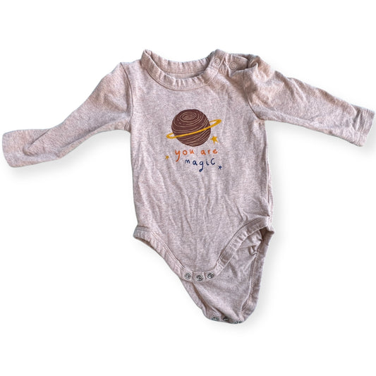 3-6 little earthling onsie