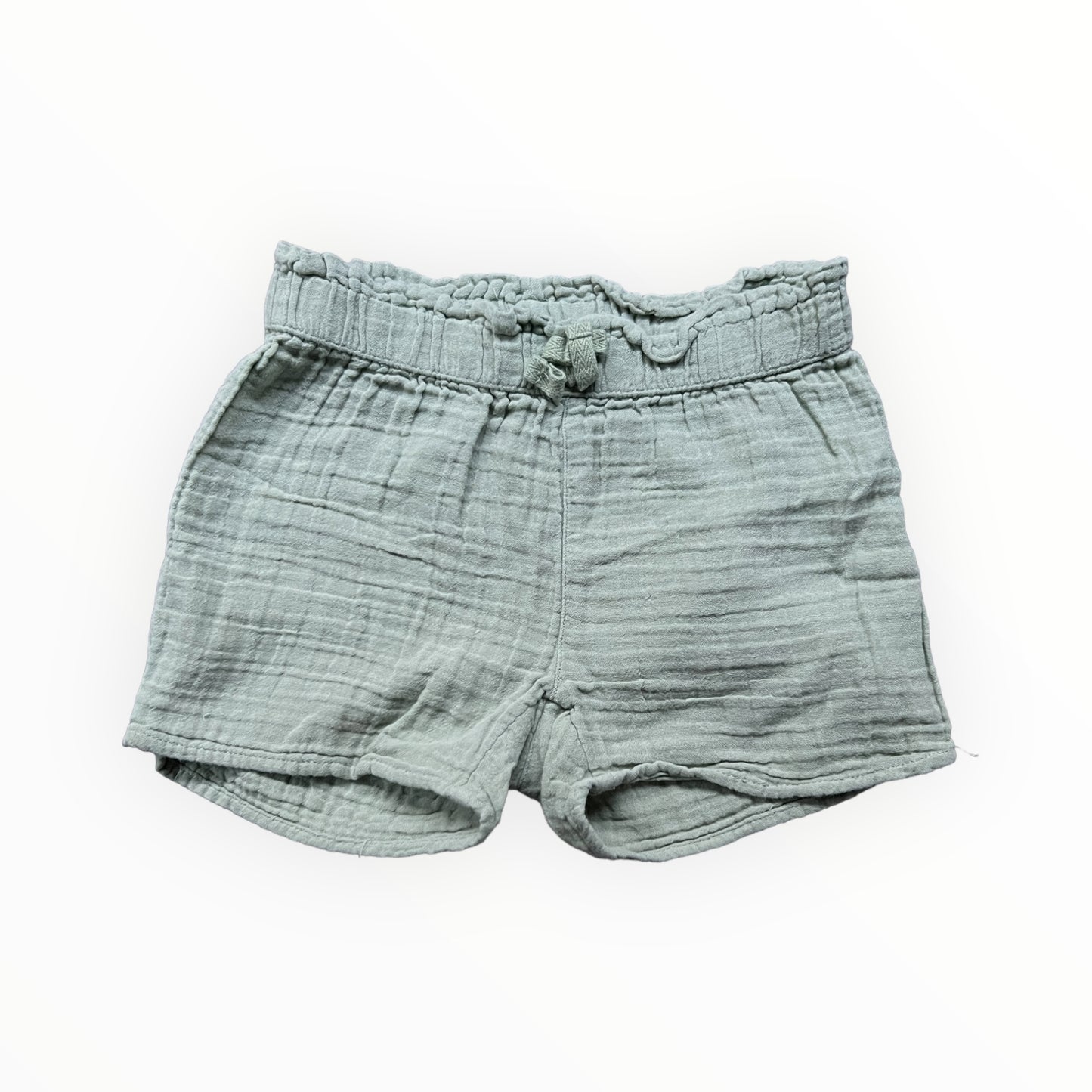 5/6 sage children's place muslin shorts