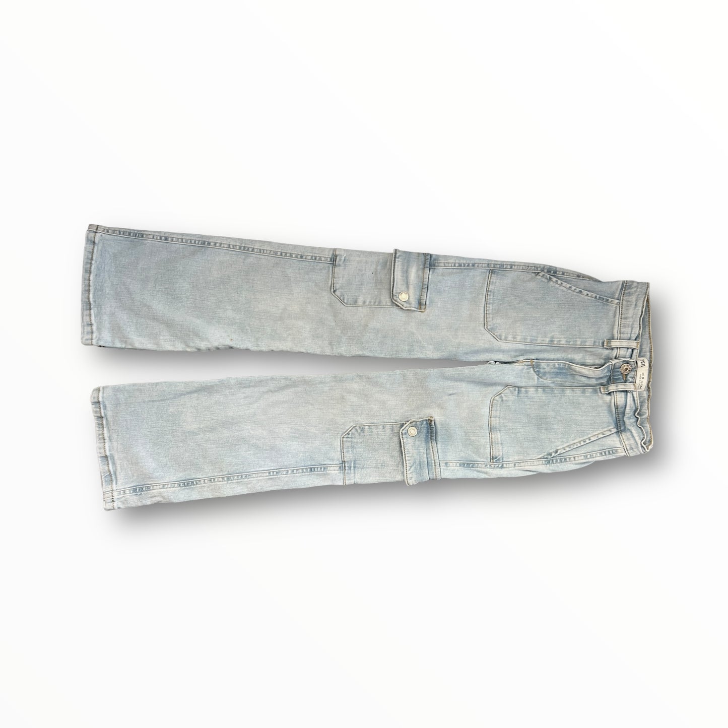 9y Zara  pocket wide leg denim