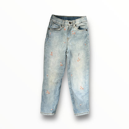 6y cat and jack embroidered denim