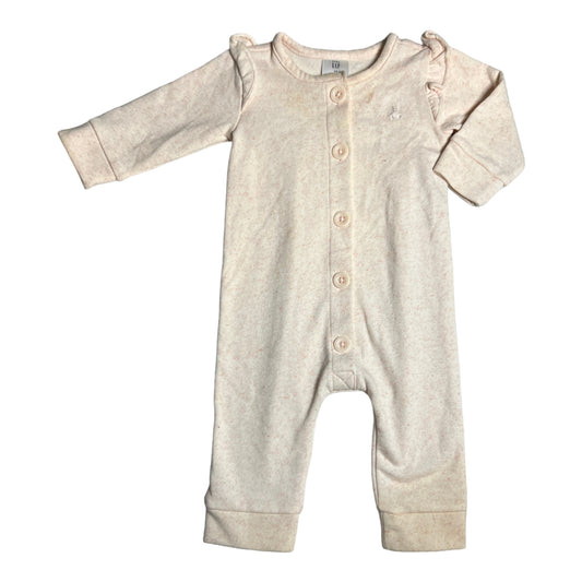 3-6 baby gap fleece sleeper /romper