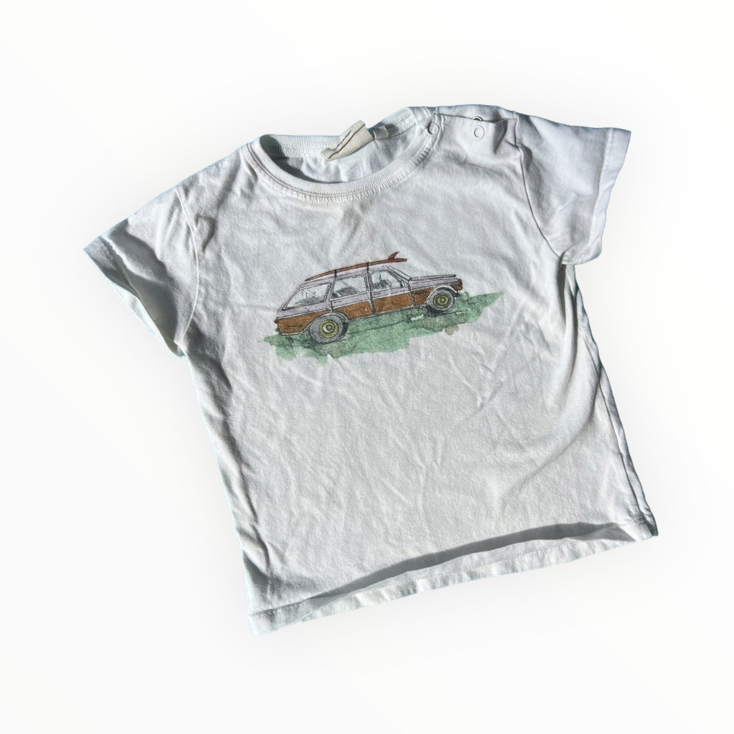 3-6m Arsene et Les Pipelettes Organic Surfing trip car T-SHIRT