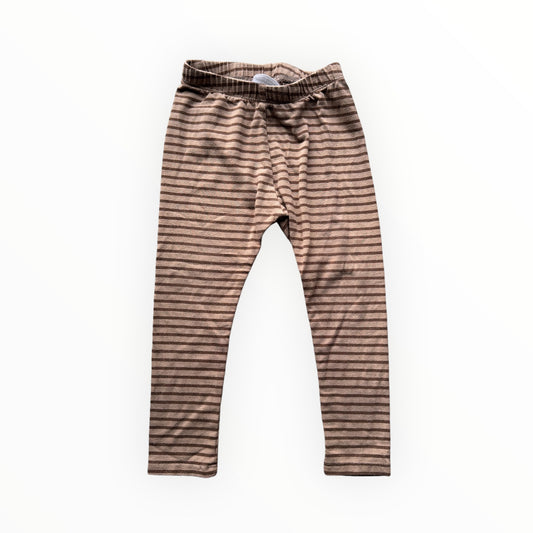 12-18m j&l brown striped leggings