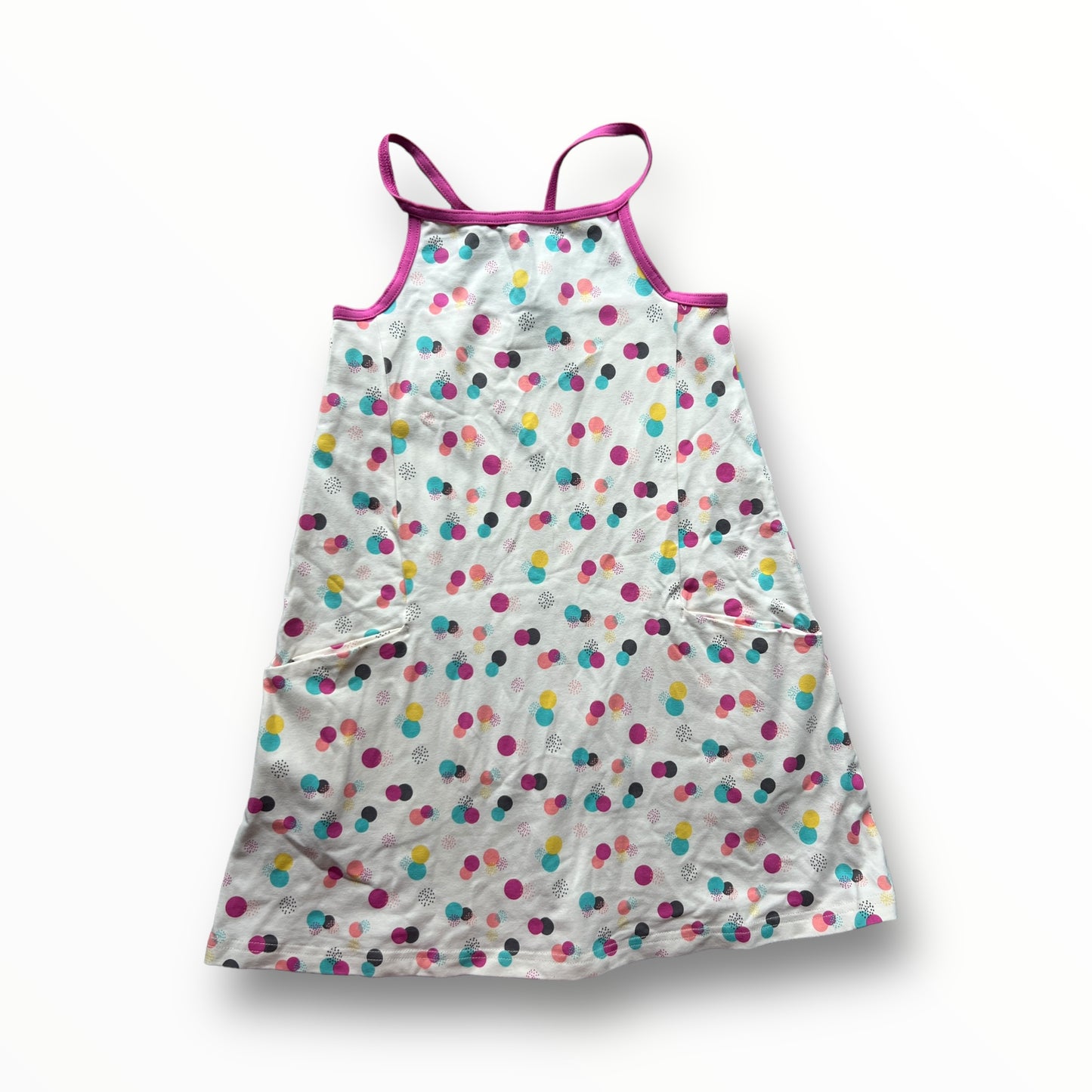 6y peakaboo beans dress dots