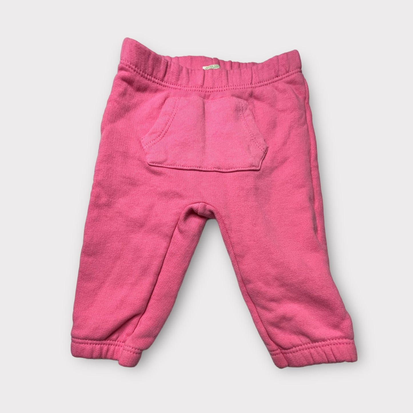 united colors of benetton 3-6 pink jogger
 (3-6m)